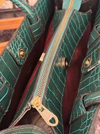 Ghattix 3 Bölmeli Ayarlanabilir Suni Deri Kadın Omuz Çantası