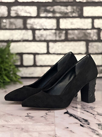 Ghattix B04 Stiletto Topuklu Zarif Şık Kadın Ayakkabı