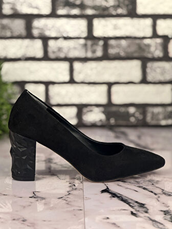 Ghattix B04 Stiletto Topuklu Zarif Şık Kadın Ayakkabı