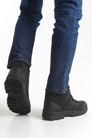 Ghattix Kışlık Fermuarlı Erkek İçi Tüylü Bot