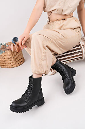 Ghattix Kadın Fermuarlı Kışlık Bot Günlük