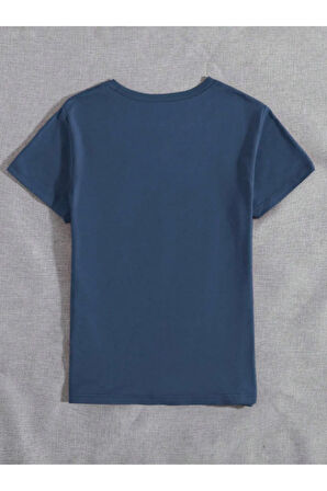 Unisex Pamuklu Eyfel Kulesi Ön Baskılı Tasarım Tshirt