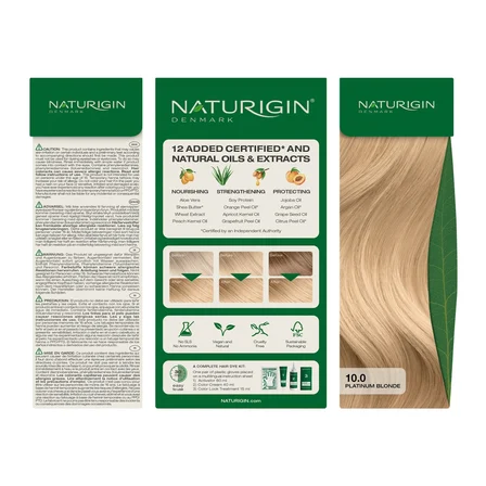 Naturigin Doğal Saç Boyası Platin Sarı 10.0 ( 2 Adet )