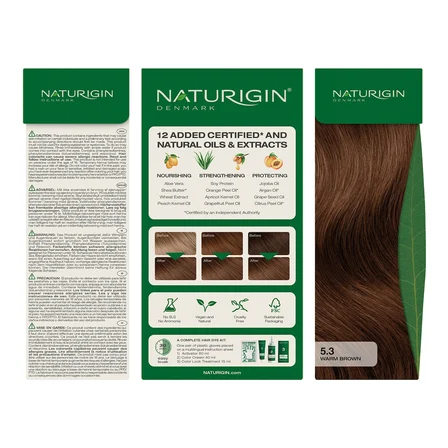 Naturigin Doğal Saç Boyası Kumral 5.3 ( 2 Adet )