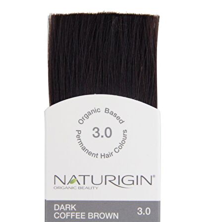 Organik İçerikli Saç Boyası (60 ml) - 3.0 Koyu Kahverengi - Naturigin