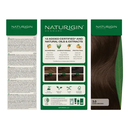 Naturigin Doğal Saç Boyası Koyu Kahve 3.0 ( 2 Adet )