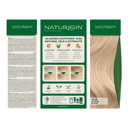 Naturigin Doğal Saç Boyası Çok Açık Sarı 11.0 ( 2 Adet )