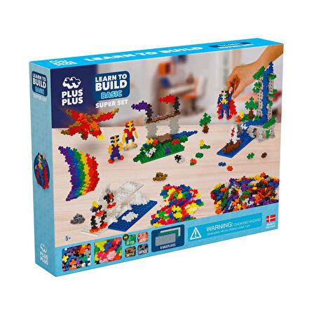 Plus-Plus Learn to Build Basic Super Set (1200 Parça)