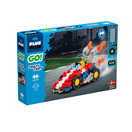 Plus-Plus Go Crazy Cart (240 Parça)