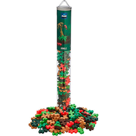 Plus-Plus 100 Pcs.color Tubes/24 Pcs PP-7282