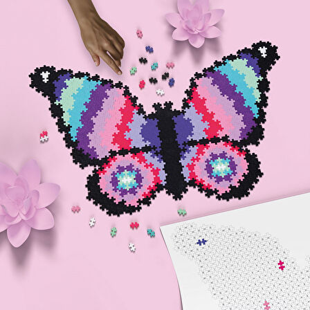 Plus-Plus Puzzle by Number Butterfly (800 Parça)