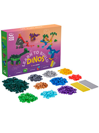 Plus-Plus Learn to Build Dinosaurs