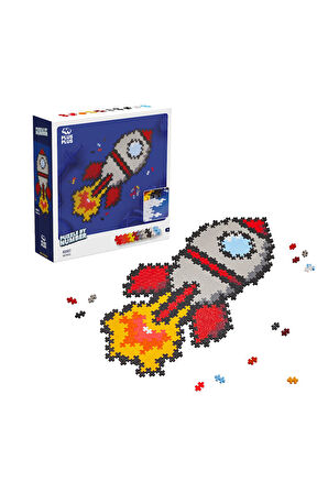 Puzzle By Number Rocket 500 Parça Roket Uzay Bilim Yaratıcı Tasarım Yapı Inşaa Eğitici Oyuncak