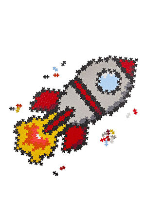Puzzle By Number Rocket 500 Parça Roket Uzay Bilim Yaratıcı Tasarım Yapı Inşaa Eğitici Oyuncak