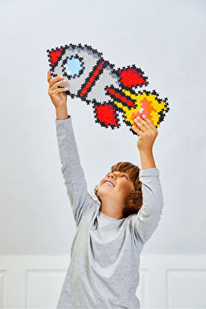 Puzzle By Number Rocket 500 Parça Roket Uzay Bilim Yaratıcı Tasarım Yapı Inşaa Eğitici Oyuncak