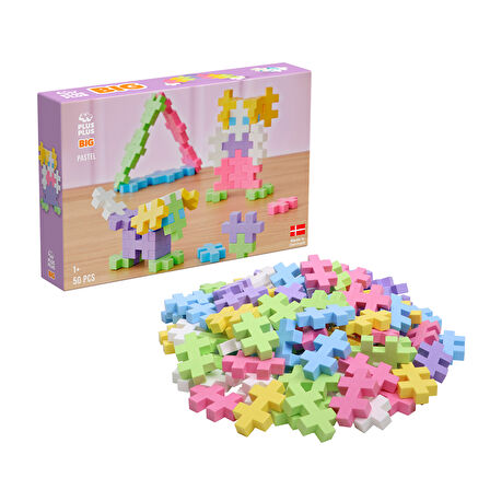 Plus-Plus Big Pastel Mix (50 Parça)