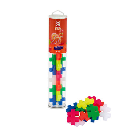 Plus-Plus Big Neon (15 Parça Tüp)