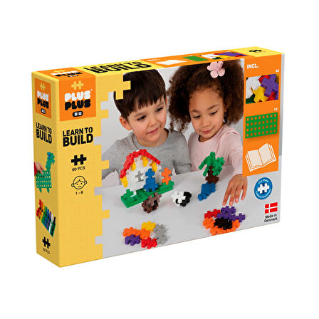Plus-Plus Big Learn to Build (60 Parça)