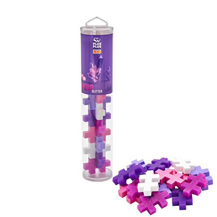 Plus-Plus Big Glitter (15 Parça Tüp)