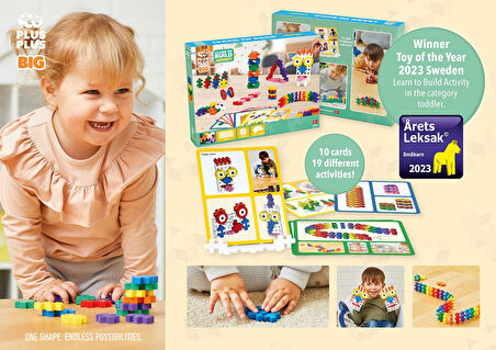 Plus-Plus Big Learn to Build Activity (130 Parça)