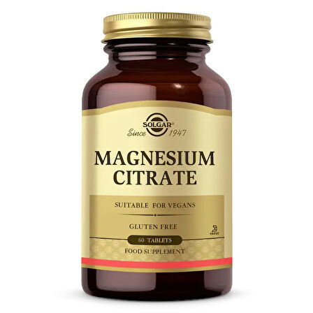 Solgar Magnesium Citrate 200 Mg 60 Tablet