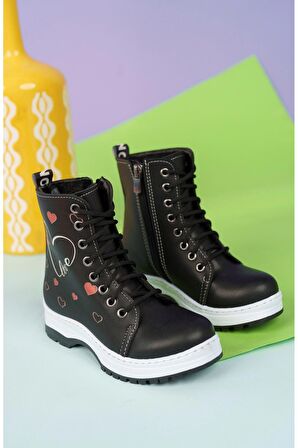 Termo Taban Kalpli Model Siyah Çocuk Bot