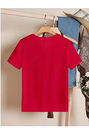 Unisex Pamuklu Ciao Ön Baskılı Tasarım Tshirt