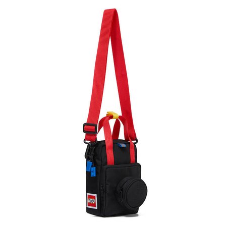 20323-0354 Premium 1x1 LEGO® Yapım Parçası Çapraz Çanta - Siyah - Çok Renkli