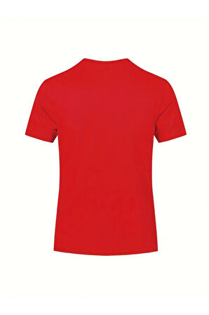 Unisex Pamuklu Sihirli Çizgi Ön Baskılı Tasarım Tshirt