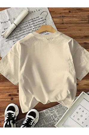 Unisex Leopar Desenli Kurdele Özel Tasarım Ön Baskılı Tasarım Tshirt