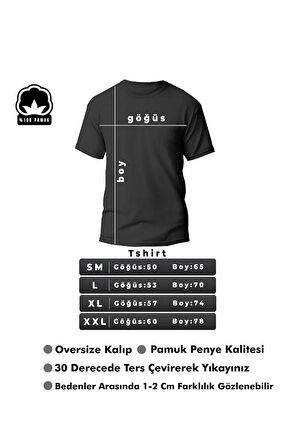 Unisex Alpha Ön Baskılı Tasarım Tshirt
