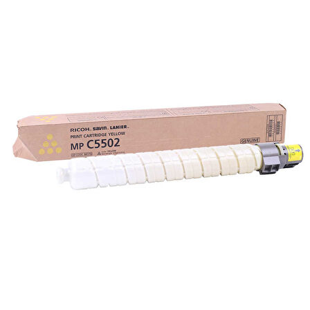 Ricoh Aficio MP-C4502 Sarı Orijinal Fotokopi Toner