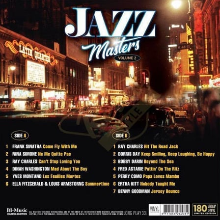 Çeşitli Sanatçılar Jazz Masters Vol 2 - Plak