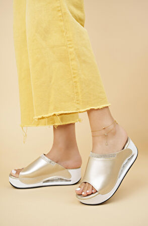 Khayt Lana Anatomik Ortopedik Air Taban Günlük Kadın Terlik