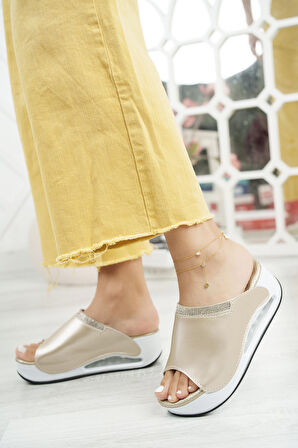 Khayt Linda Anatomik Ortopedik Air Taban Günlük Kadın Terlik