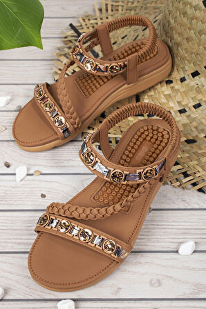 Khayt Norse Anatomik Fashion Günlük Kadın Sandalet
