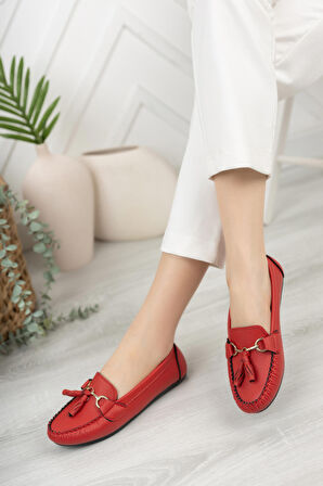 Khayt Tassel Casual Günlük Kadın Babet Ayakkabı