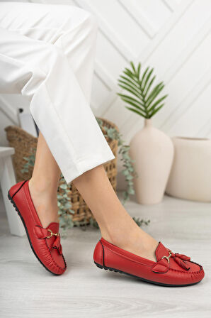 Khayt Tassel Casual Günlük Kadın Babet Ayakkabı