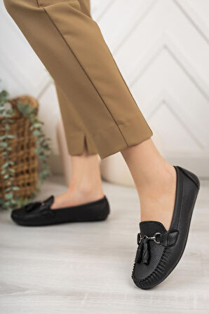 Khayt Tassel Casual Günlük Kadın Babet Ayakkabı