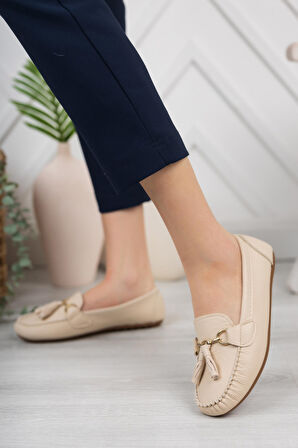 Khayt Tassel Casual Günlük Kadın Babet Ayakkabı