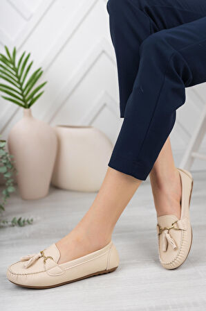 Khayt Tassel Casual Günlük Kadın Babet Ayakkabı