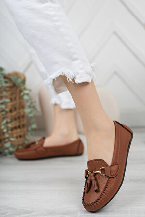 Khayt Tassel Casual Günlük Kadın Babet Ayakkabı