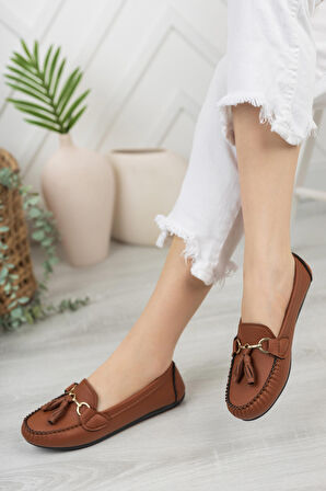 Khayt Tassel Casual Günlük Kadın Babet Ayakkabı