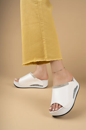 Khayt Linda Anatomik Ortopedik Air Taban Günlük Kadın Terlik