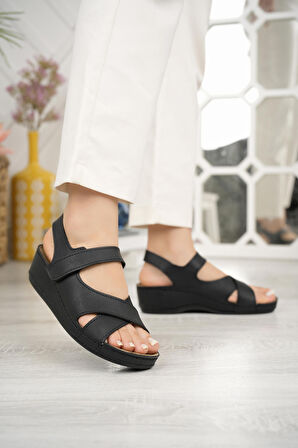 Khayt Rose Anatomik Ortopedik Tek Bantlı Günlük Kadın Sanda