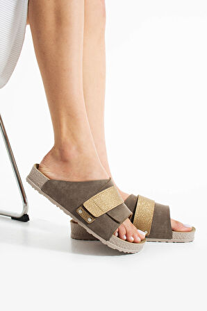 Khayt Fenne Anatomik Ortopedik Tek Bantlı Kadın Terlik