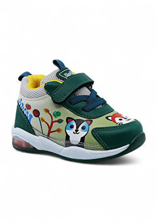 Khayt ZıpZıp Ortopedik Hafif Yuva Kreş Ev Unisex Işıklı Çocuk Spor Ayakkabı