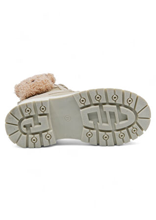 Khayt Trave Su ve Soğuk Dayanıklı Ortopedik Kaymaz Taban Köpek Aksesuarlı Fermuarlı Kışlık Çocuk Bot