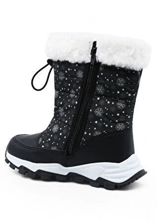 Khayt Leni Sıcak Astar Su ve Soğuk Dayanıklı Ortopedik Kaymaz Taban Çocuk Bot