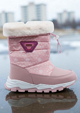 Khayt Gimli Sıcak Astar Su ve Soğuk Dayanıklı Ortopedik Kaymaz Taban Çocuk Kar Botu